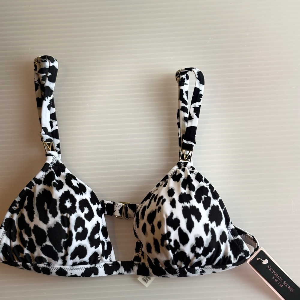 Victoria's Secret Triangle Bikini Top Animal Print